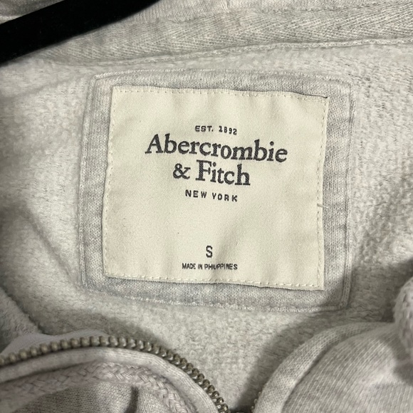 Abercrombie grey zip up - Picture 3 of 3